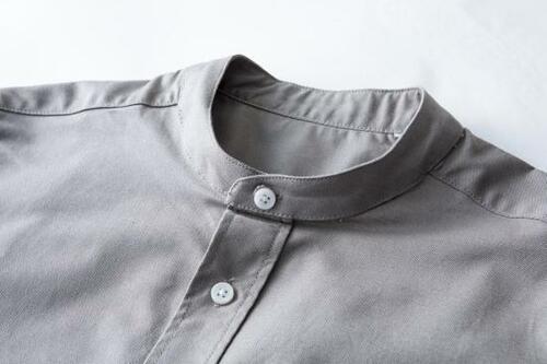 野暮ったさから脱却できる格安スタンドカラーシャツ イメージ4