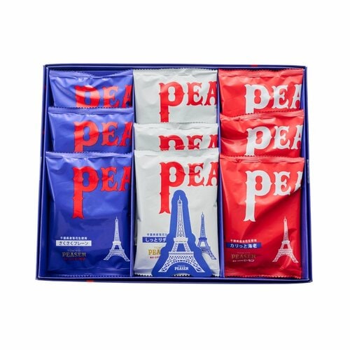 羽田空港で買えるお土産おすすめ 榮太樓總本鋪 東京ピーセン(プレーン・チーズ・海老) イメージ2