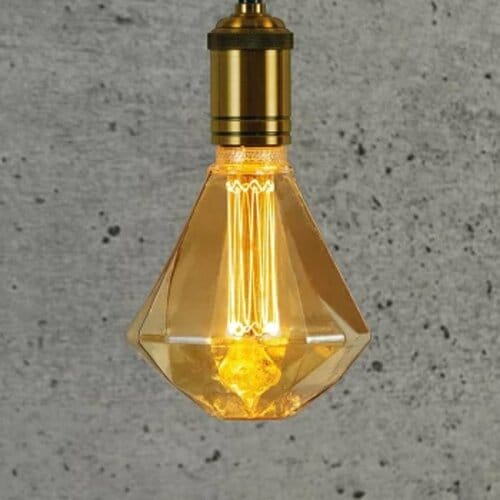 寝室をおしゃれに大改造おすすめ ニトリ LED電球型アンティーク調ライト イメージ1