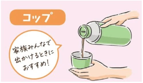 コップタイプ スポーツ向け水筒おすすめ イメージ