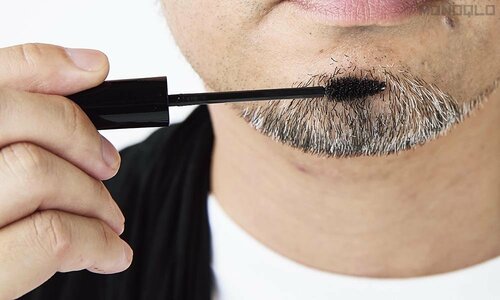 あごひげやもみあげの白髪をサッとカバーできるのはカネボウでした 白髪隠しおすすめ イメージ