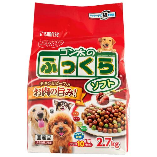 ドッグフードおすすめ マルカン ゴン太のふっくらソフト イメージ