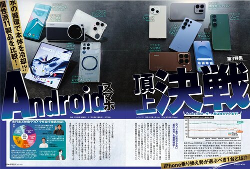Androidスマホ頂上決戦!「真の実力」を徹底検証 ハイエンドスマホおすすめ イメージ
