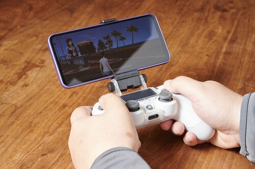 ミヨシ「Joy-Con用スマートフォンマウントパーツ GMA-SM02/BK」 スマホマウントパーツおすすめ イメージ2