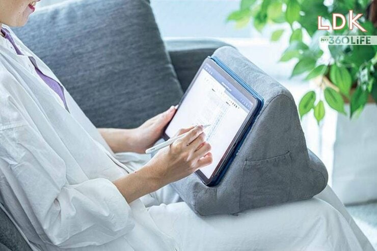 カインズで発見！ くつろぎながらタブレット操作が快適な万能クッションとは？【LDK】