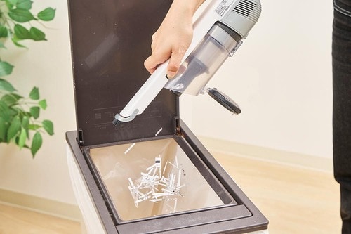 サイクロン式＝吸引力長持ちだけどカップの手入れが必要 コードレス掃除機おすすめ イメージ