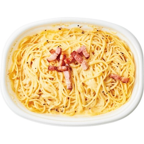 大盛りコンビニパスタおすすめ セブン‐イレブン ソースたっぷり! 大盛 カルボナーラ イメージ