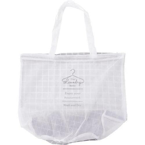 サリュ:持ち手付きランドリーネット:洗濯用品