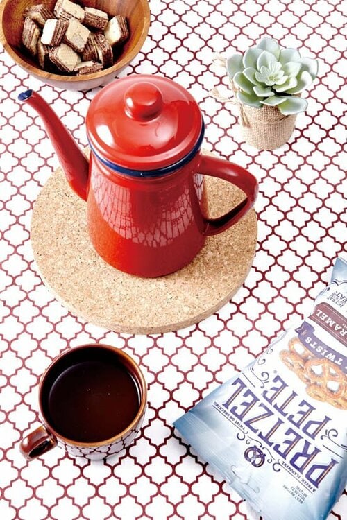 無印よりコンパクトなセリアテーブルをより広く使えます イメージ