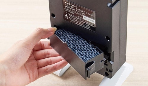 光触媒フィルターはつけ置きだけでOK カルテック「TURNED K mini」おすすめ イメージ