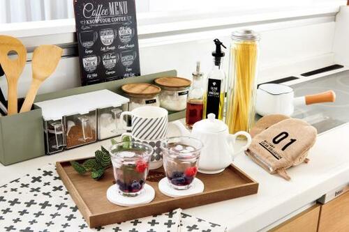 憧れのカフェ風キッチンもプチプラ雑貨でお得にできちゃう！ イメージ2