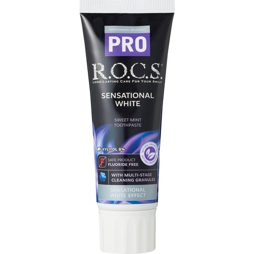 ホワイトニング歯磨き粉おすすめ ロックス ロックスPRO センセーショナルホワイト イメージ