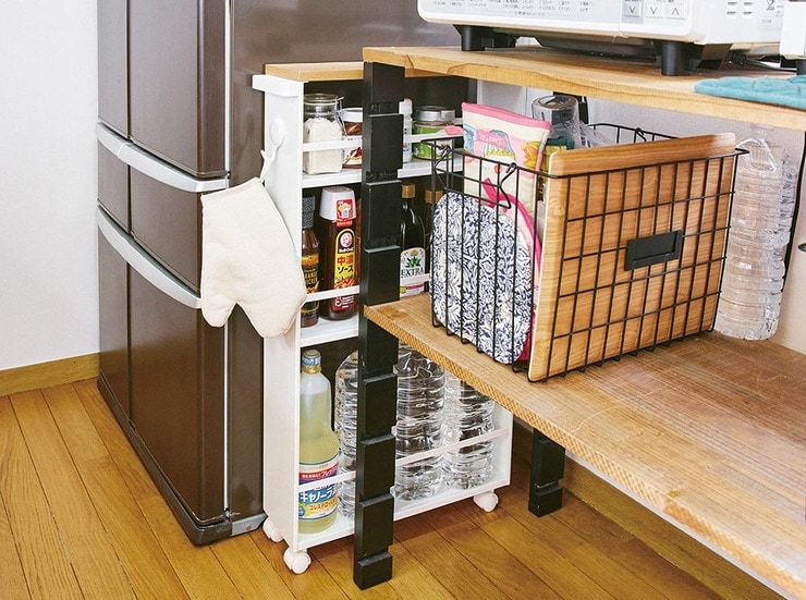 キッチンに“すき間13cm”あれば収納になる！LDKとプロが比較「すきま収納ラック」のおすすめ4選