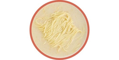 ストレート麺の比内地鶏の鶏白湯ラーメン