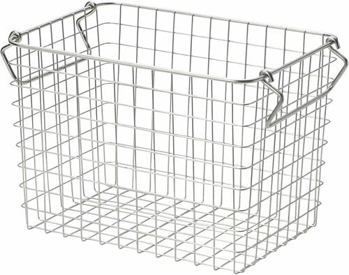 スタプロの収納アイテムを無印と比較おすすめ 無印良品 ステンレスワイヤーバスケット1 イメージ1