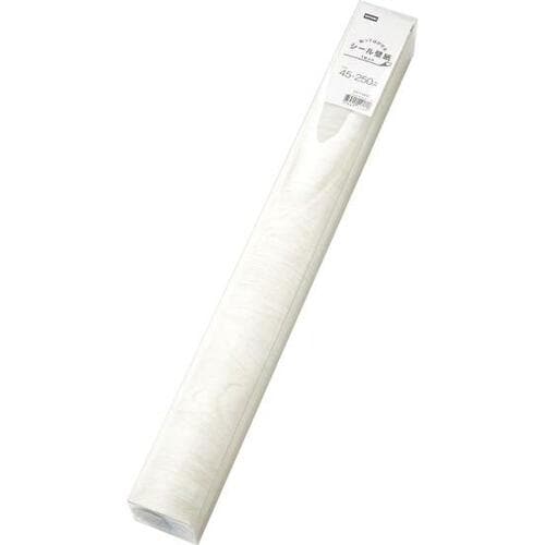 おすすめ4：ニトリの「貼ってはがせるシール壁紙（ウッドWH）」 イメージ