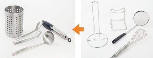 ステップ2:金属系はツヤ消しで柔らかい印象に