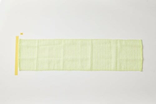 ボディタオルおすすめ エスセレクト 泡立ちナイロンタオル ふつう グリーン イメージ2