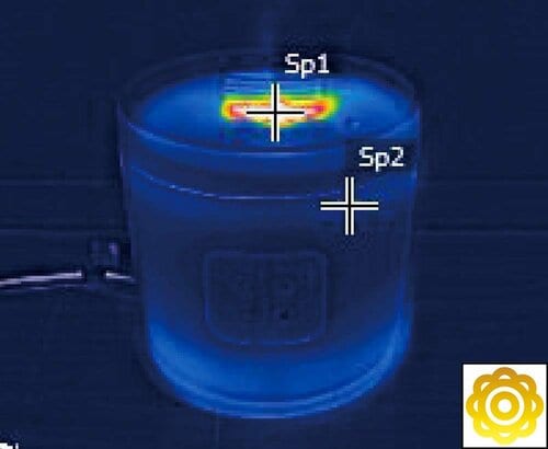 【表面温度】表面温度はほぼ上がらず 寝室用加湿器おすすめ イメージ