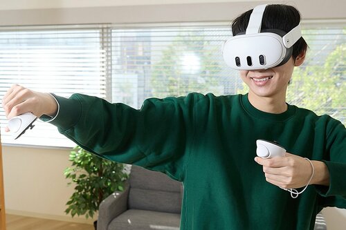 MR(複合現実)とVR(仮想現実)の両対応になったMeta Quest 3! Meta Quest 3おすすめ イメージ