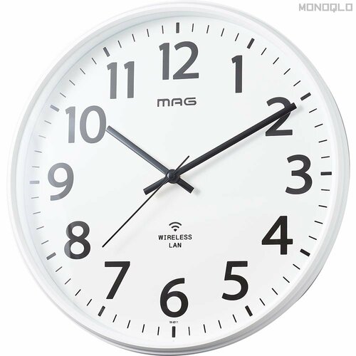 【新製品】MAG「無線LANアナログ掛時計 シグナルキーパー」 無線LAN掛け時計の比較おすすめ イメージ
