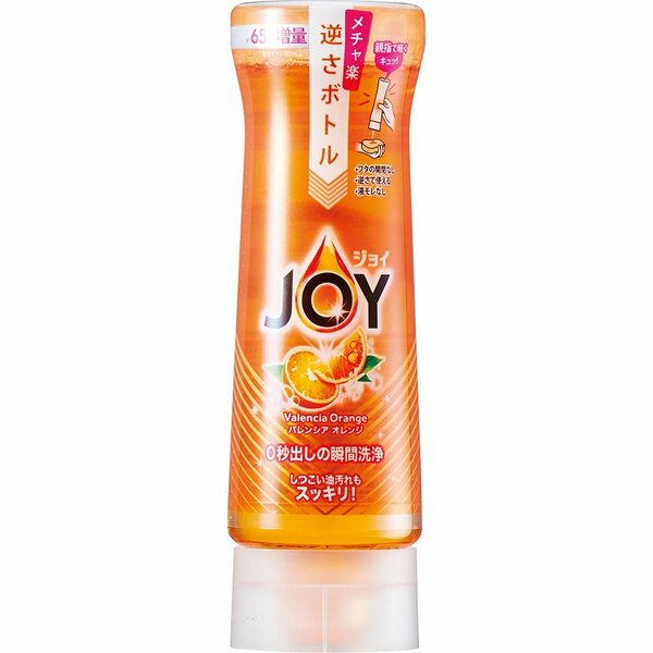 P&G(ピーアンドジー):ジョイコンパクト バレンシアオレンジの香り 逆さボトル:食器用洗剤
