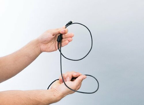 太いコードはもうひとつの8の字巻き 8の字巻きおすすめ イメージ2