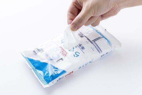 JOY らくピカッ ウェットシート(9点/10点中):キレキラ!より薄手で少しズレる イメージ
