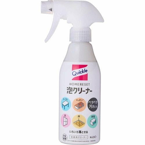 玄関ブラシおすすめ 花王 クイックル ホームリセット 泡クリーナー イメージ1