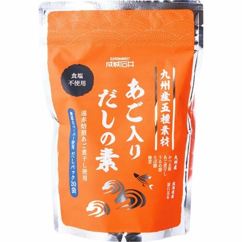 だしパックおすすめ 成城石井 九州産五種素材 あご入りだしの素 イメージ