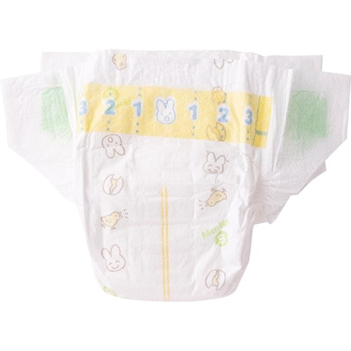 テープタイプ紙おむつおすすめ メリーズ エアスルー テープ Sサイズ イメージ2