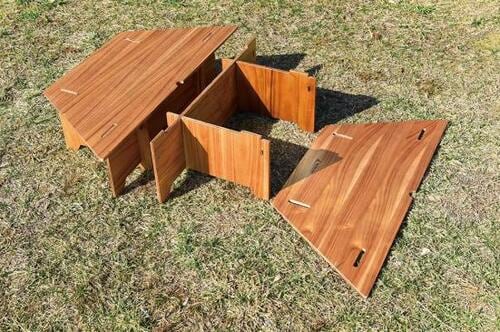 キャプテンスタッグ「CSクラシックス ヘキサセンターテーブル」 イメージ