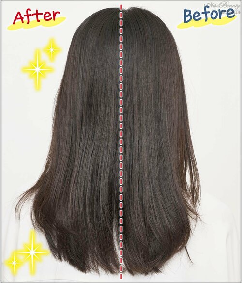 仕上がり：毛先までしっとりまとまる ツヤ出しヘアスプレーおすすめ イメージ