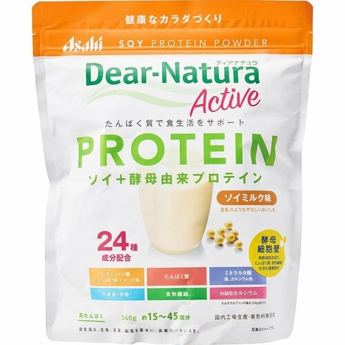 ソイプロテインおすすめ アサヒグループ食品 ディアナチュラ アクティブ ソイプロテイン ソイミルク味 イメージ