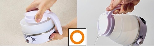 使い勝手 折りたたみケトルおすすめ イメージ