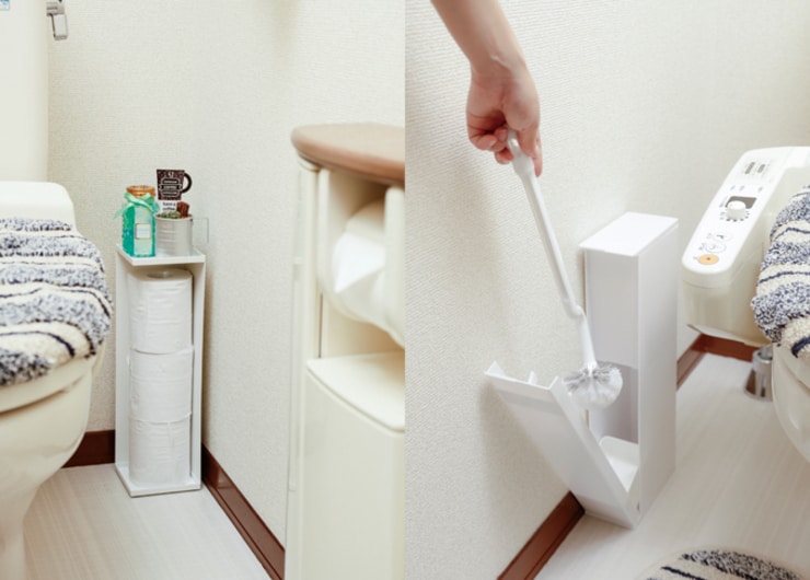 「トイレ収納」便利だけど主張しないひっそりアイテムがコレ