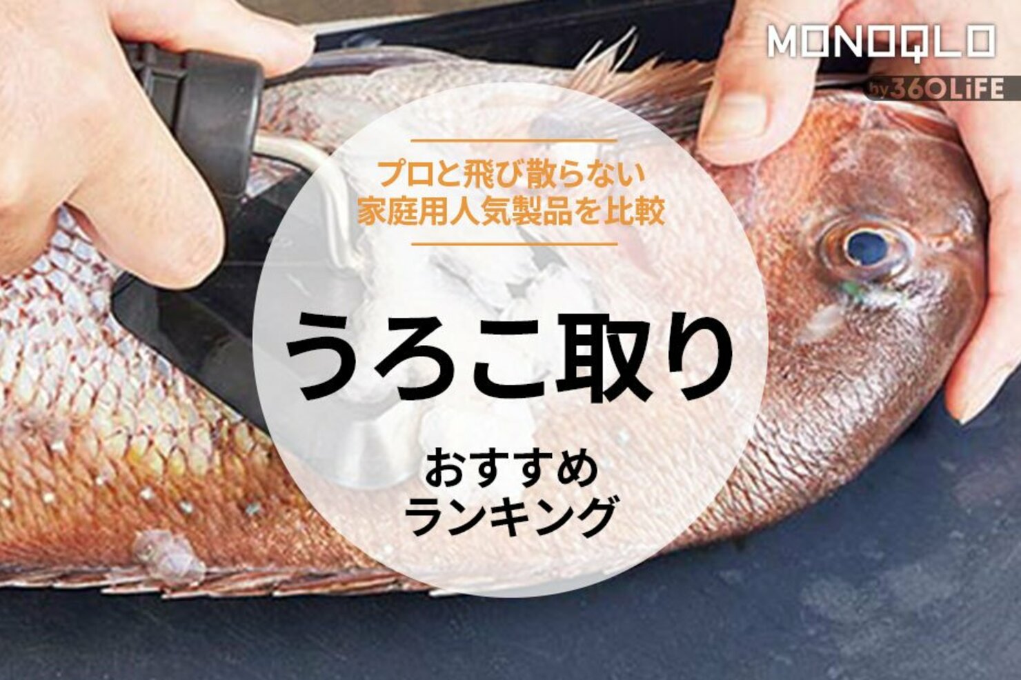 うろこ取りのおすすめランキング6選。飛び散らない家庭用商品をプロと徹底比較