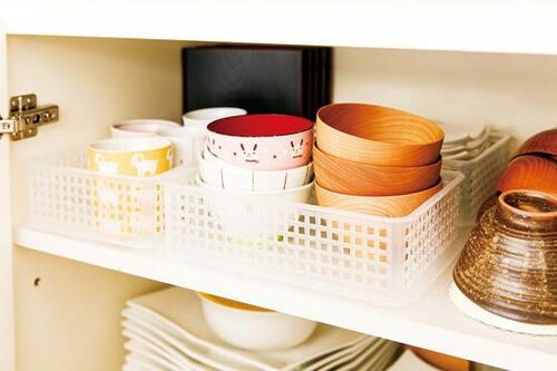 食器がラクに取り出せるセリア「コンテナBOX」 イメージ