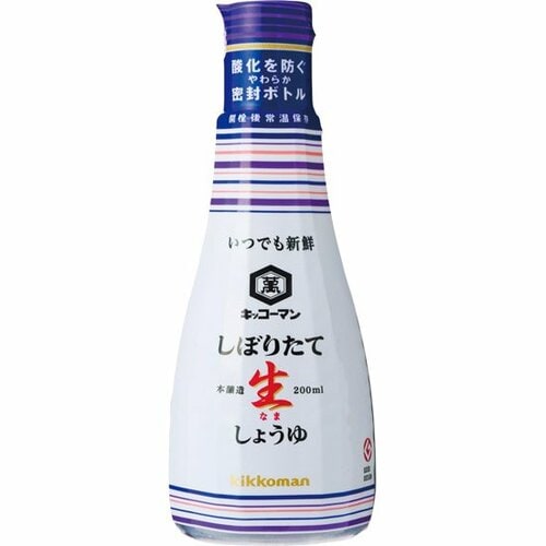 キッコーマン:いつでも新鮮しぼりたて生しょうゆ 