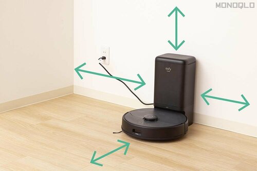 【設置性】設置に必要なスペースには大きく差はなかった 安いロボット掃除機おすすめ イメージ