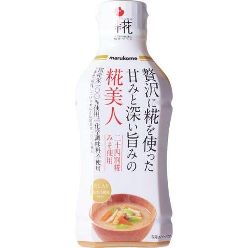 糀の自然な甘みあふれる贅沢な味わい マルコメ「液みそ 麹美人」 イメージ