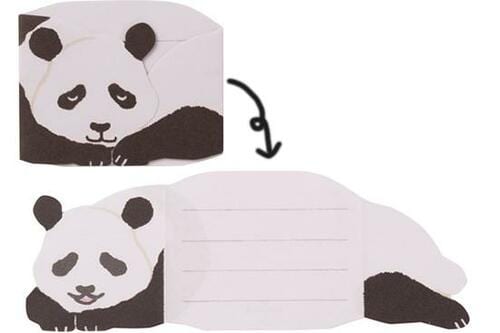 手紙を開くとパンダが目を覚ます仕掛けつき♪ イメージ
