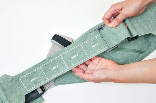サイズ調整の目盛り付き ヒップシートおすすめ イメージ