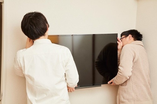 あとはテレビを取り付けるだけ! イメージ