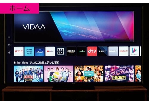 【機能性】ストアDLは不可だがメジャーアプリは搭載 4Kテレビおすすめ イメージ