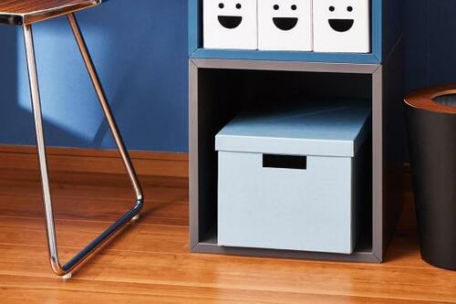 IKEA「ティエナ 収納ボックス ふた付き」3