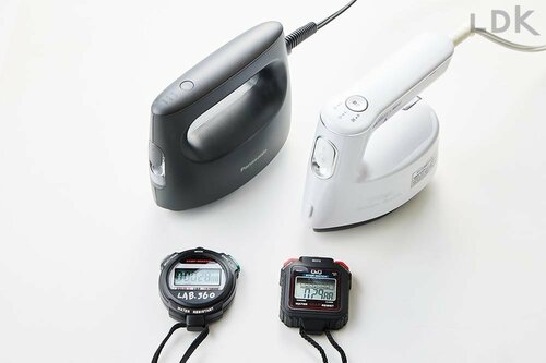 1：起動時間 アイロンと衣類スチーマー比較おすすめ イメージ