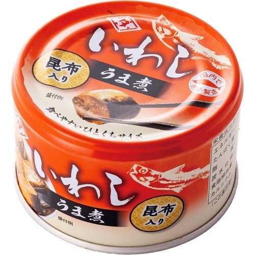 美味しい缶詰おすすめ 田原缶詰 ちょうした 国産いわしうま煮 昆布入り イメージ
