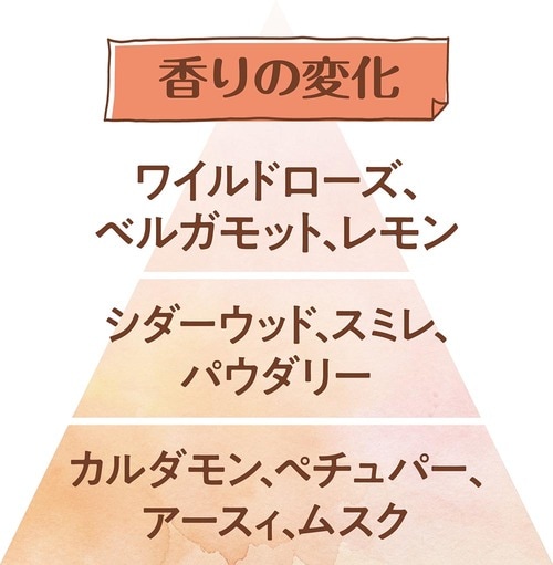 香りの変化 香水おすすめ イメージ