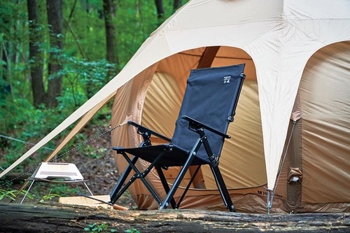 キャプテンスタッグ「CSブラックラベル ウルトラハイバックチェア（リクライニング付）」 イメージ3